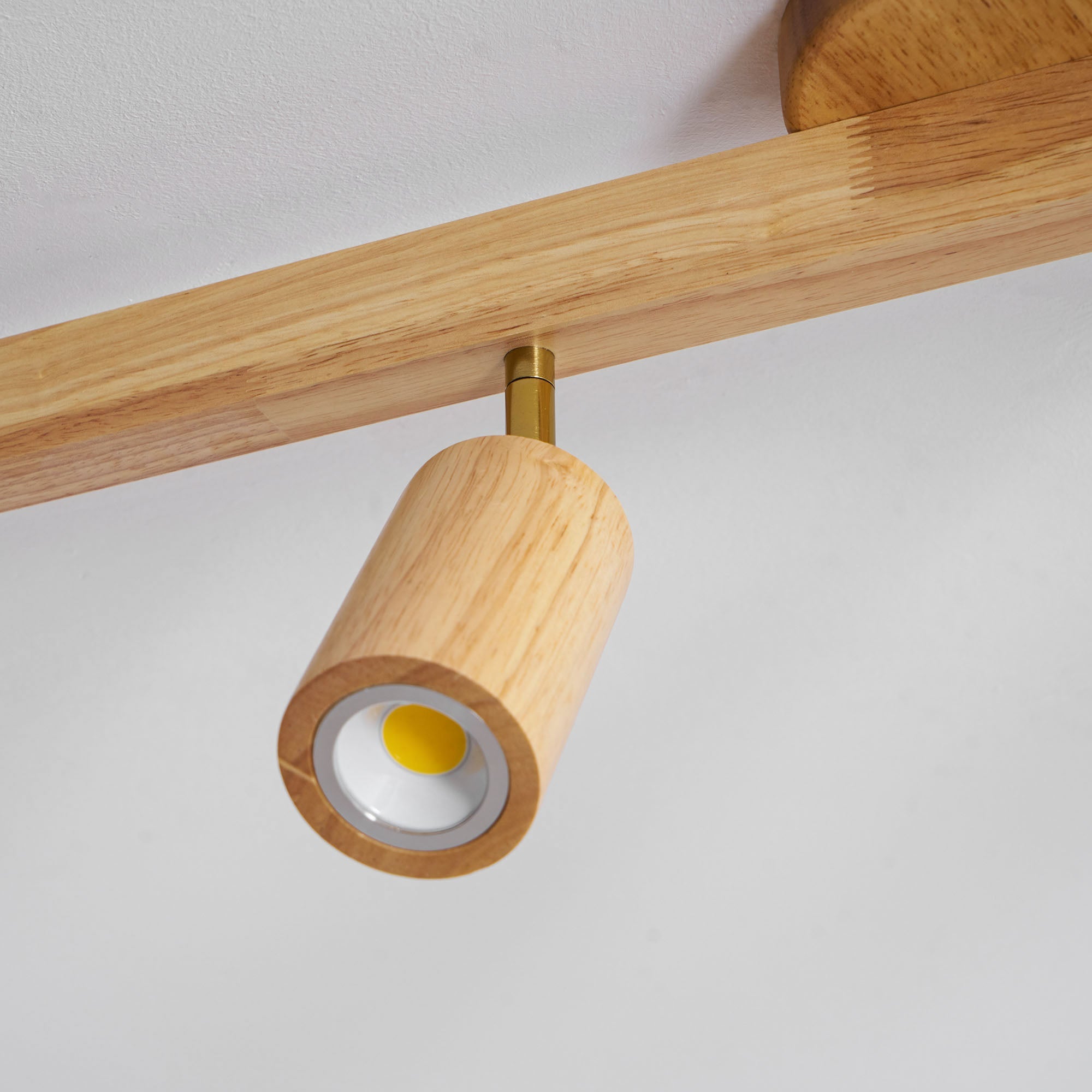 Wood Track Ceiling Light - Adjustable Ceiling Fixture
