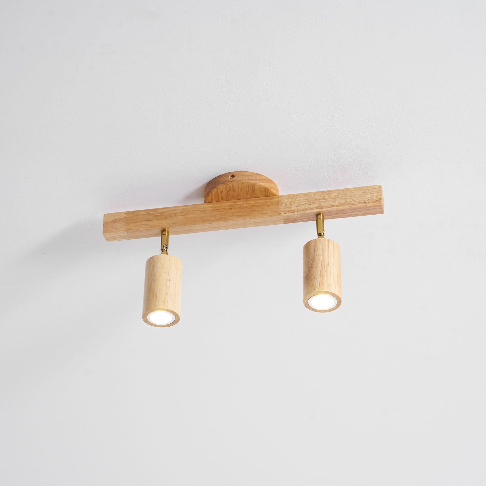 Wood Track Ceiling Light - Adjustable Ceiling Fixture