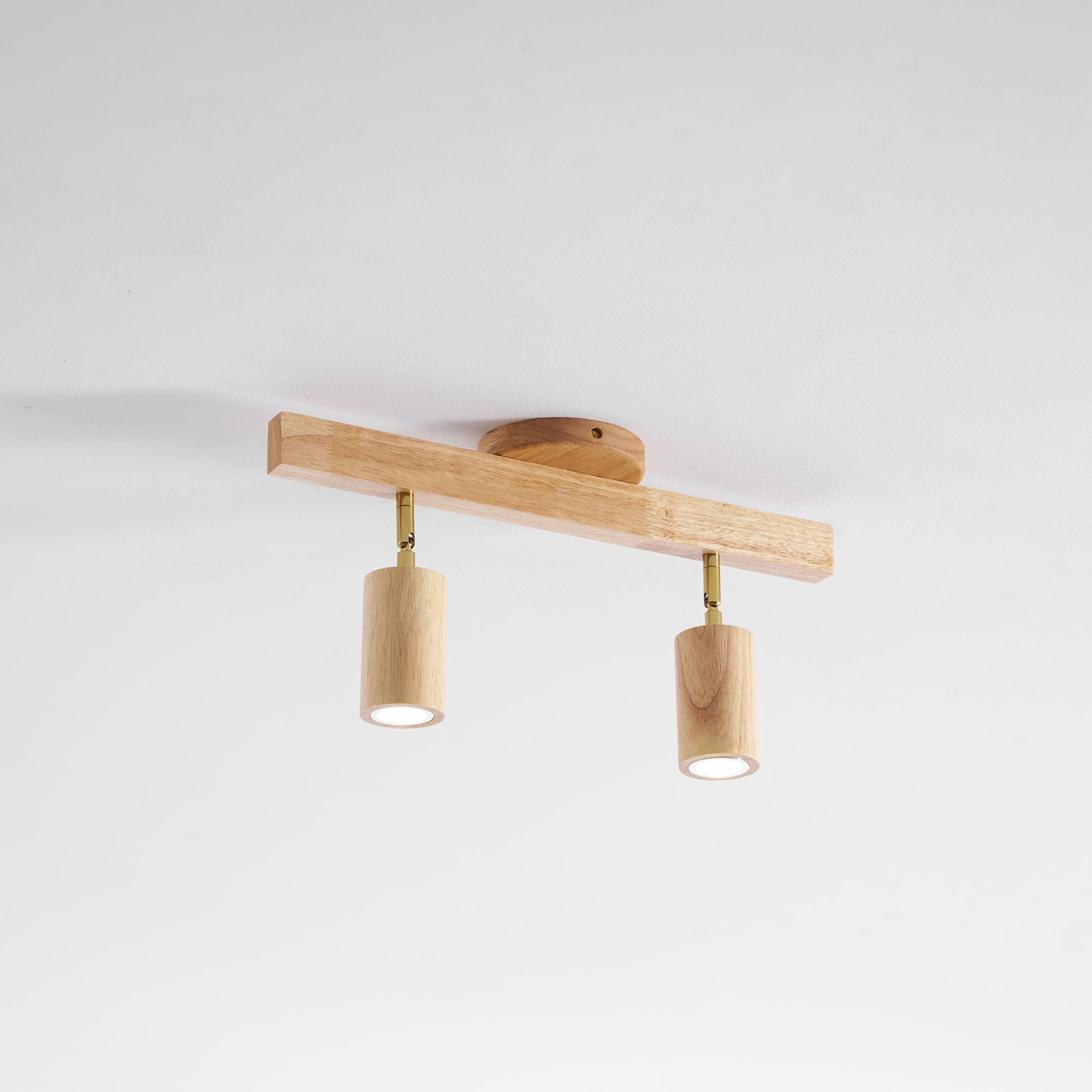 Wood Track Ceiling Light - Adjustable Ceiling Fixture