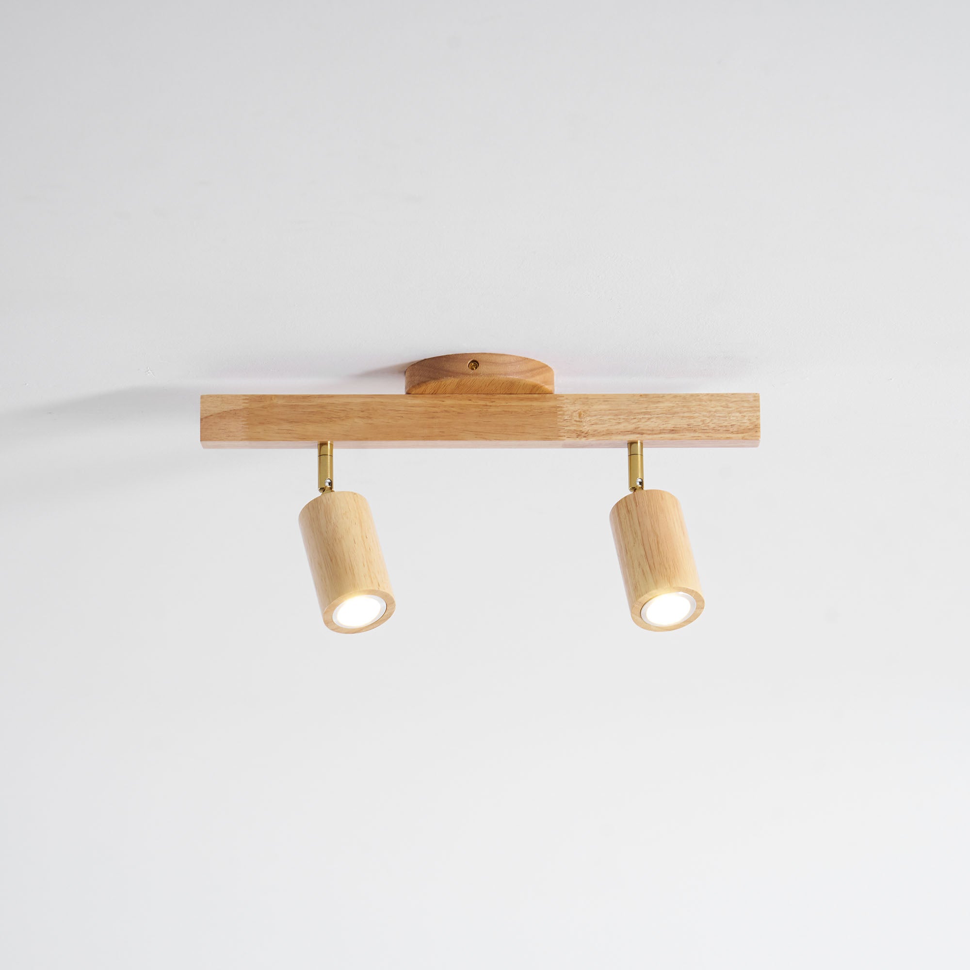 Wood Track Ceiling Light - Adjustable Ceiling Fixture