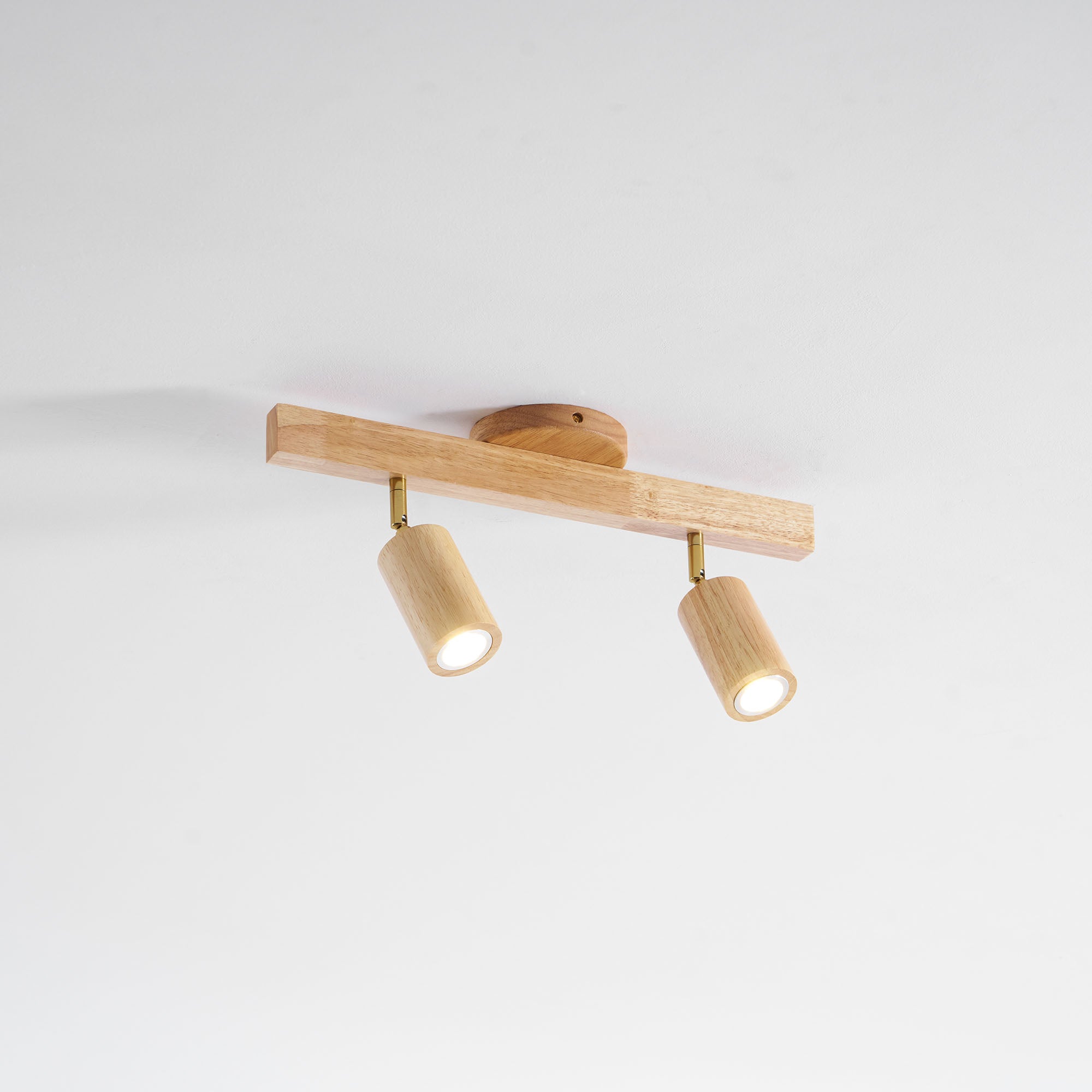 Wood Track Ceiling Light - Adjustable Ceiling Fixture