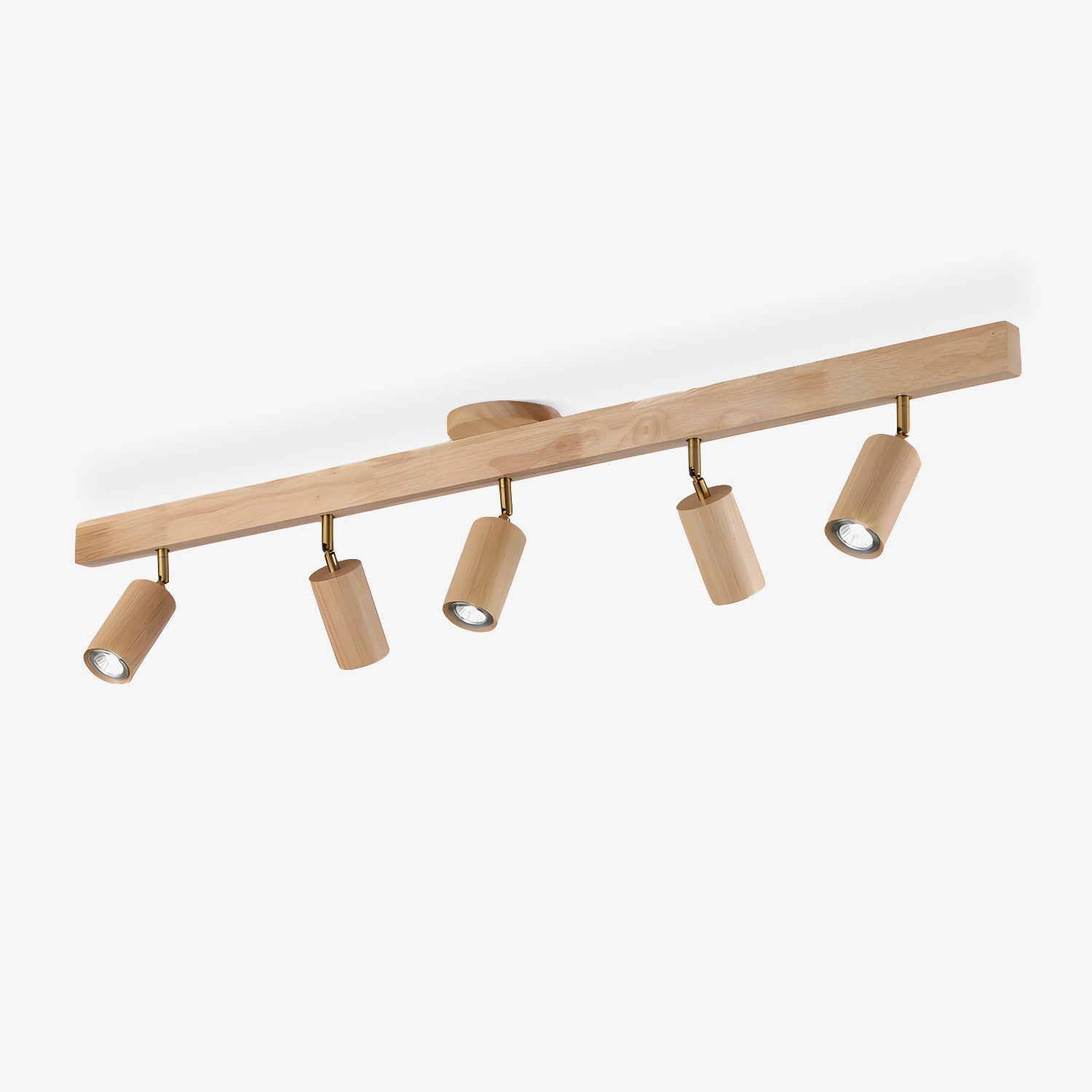 Wood Track Ceiling Light - Adjustable Ceiling Fixture