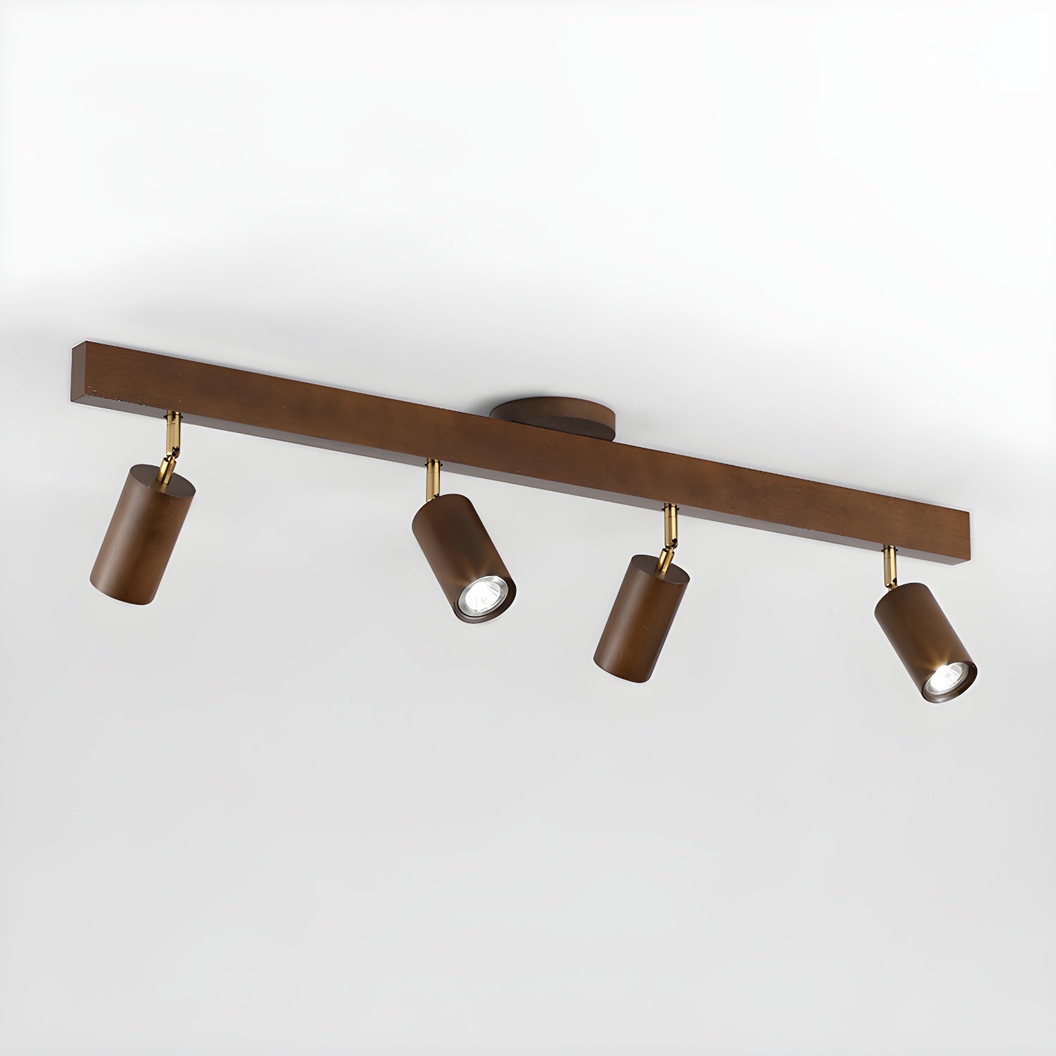 Wood Track Ceiling Light - Adjustable Ceiling Fixture