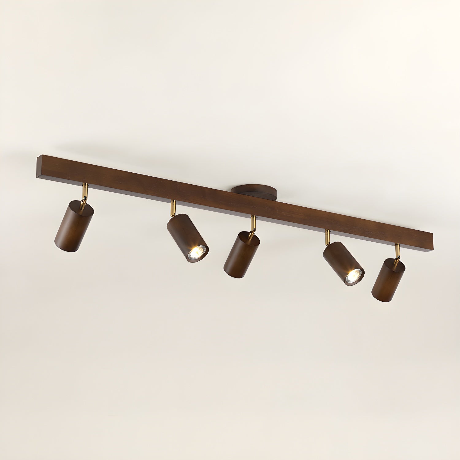 Wood Track Ceiling Light - Adjustable Ceiling Fixture