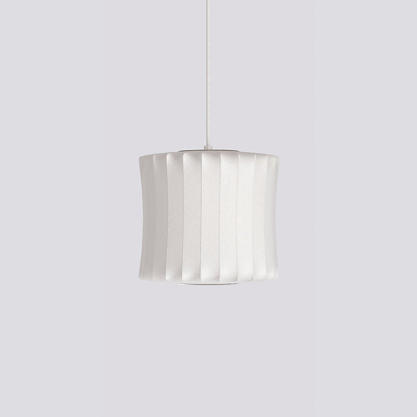 Modern Mulberry Fabric Bubble Chandelier – Hallway Decorative Pendant Lamp