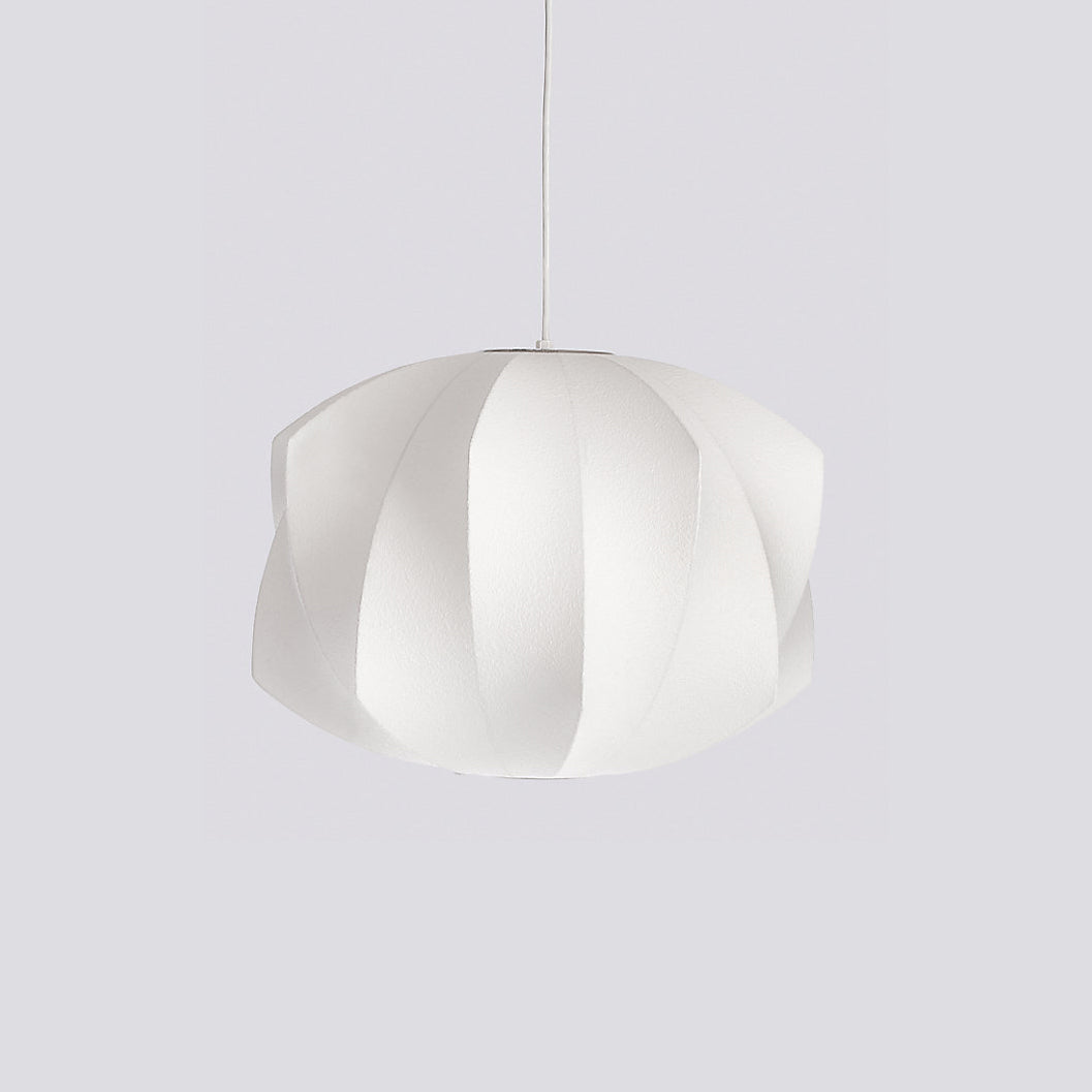 Modern Mulberry Fabric Bubble Chandelier – Hallway Decorative Pendant Lamp