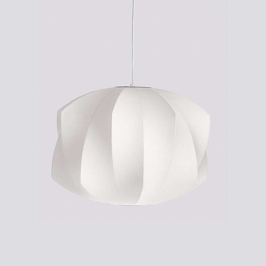 Modern Mulberry Fabric Bubble Chandelier – Hallway Decorative Pendant Lamp