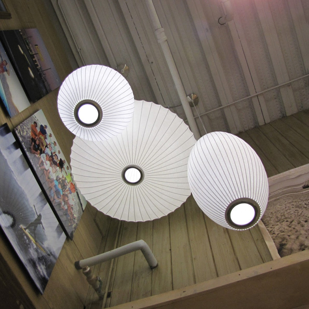 Modern Mulberry Fabric Bubble Chandelier – Hallway Decorative Pendant Lamp