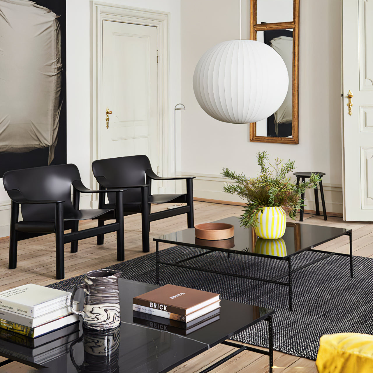 Modern Mulberry Fabric Bubble Chandelier – Hallway Decorative Pendant Lamp