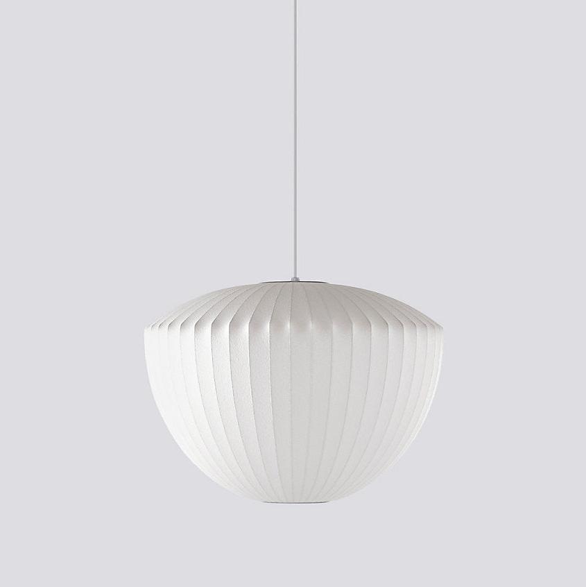 Modern Mulberry Fabric Bubble Chandelier – Hallway Decorative Pendant Lamp