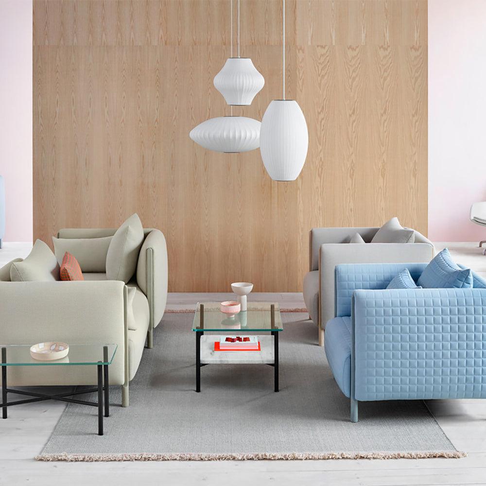 Modern Mulberry Fabric Bubble Chandelier – Hallway Decorative Pendant Lamp