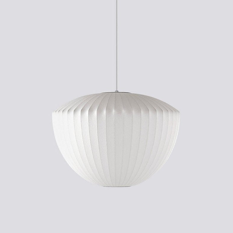 Modern Mulberry Fabric Bubble Chandelier – Hallway Decorative Pendant Lamp