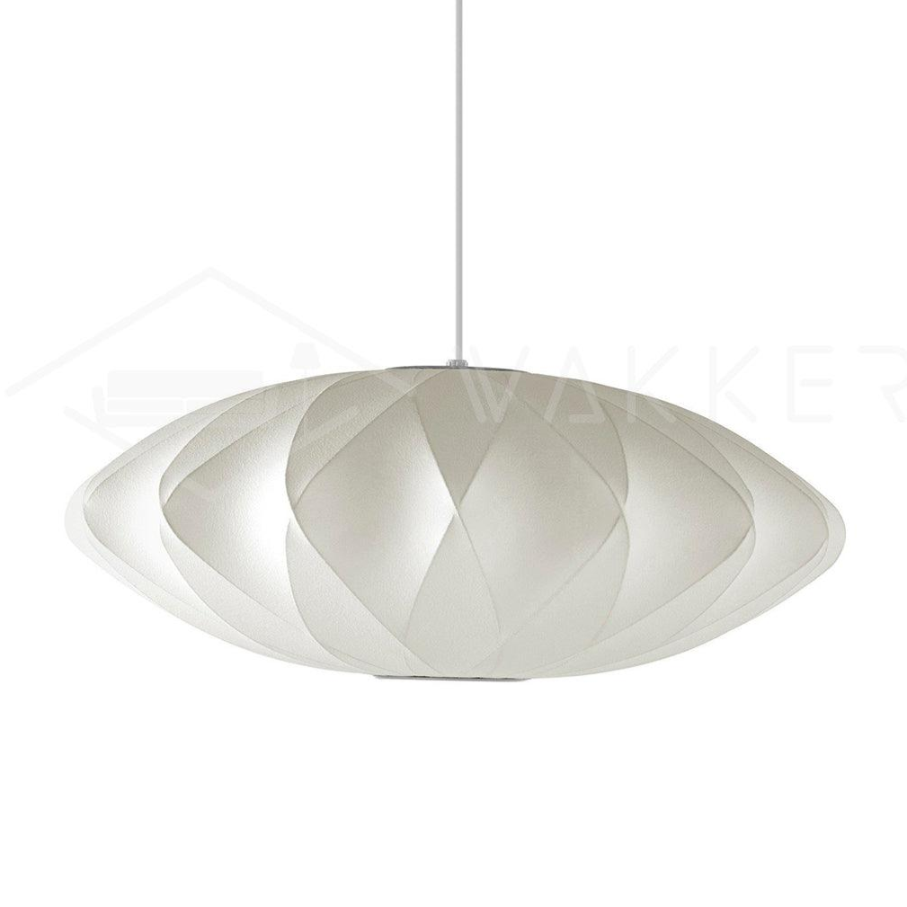 Modern Mulberry Fabric Bubble Chandelier – Hallway Decorative Pendant Lamp