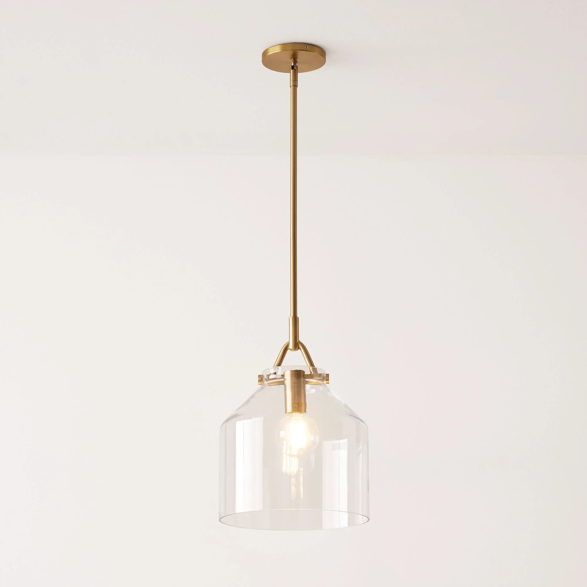 Minimalist Nordic Pendant Light with Morandi Matte Metal Finish