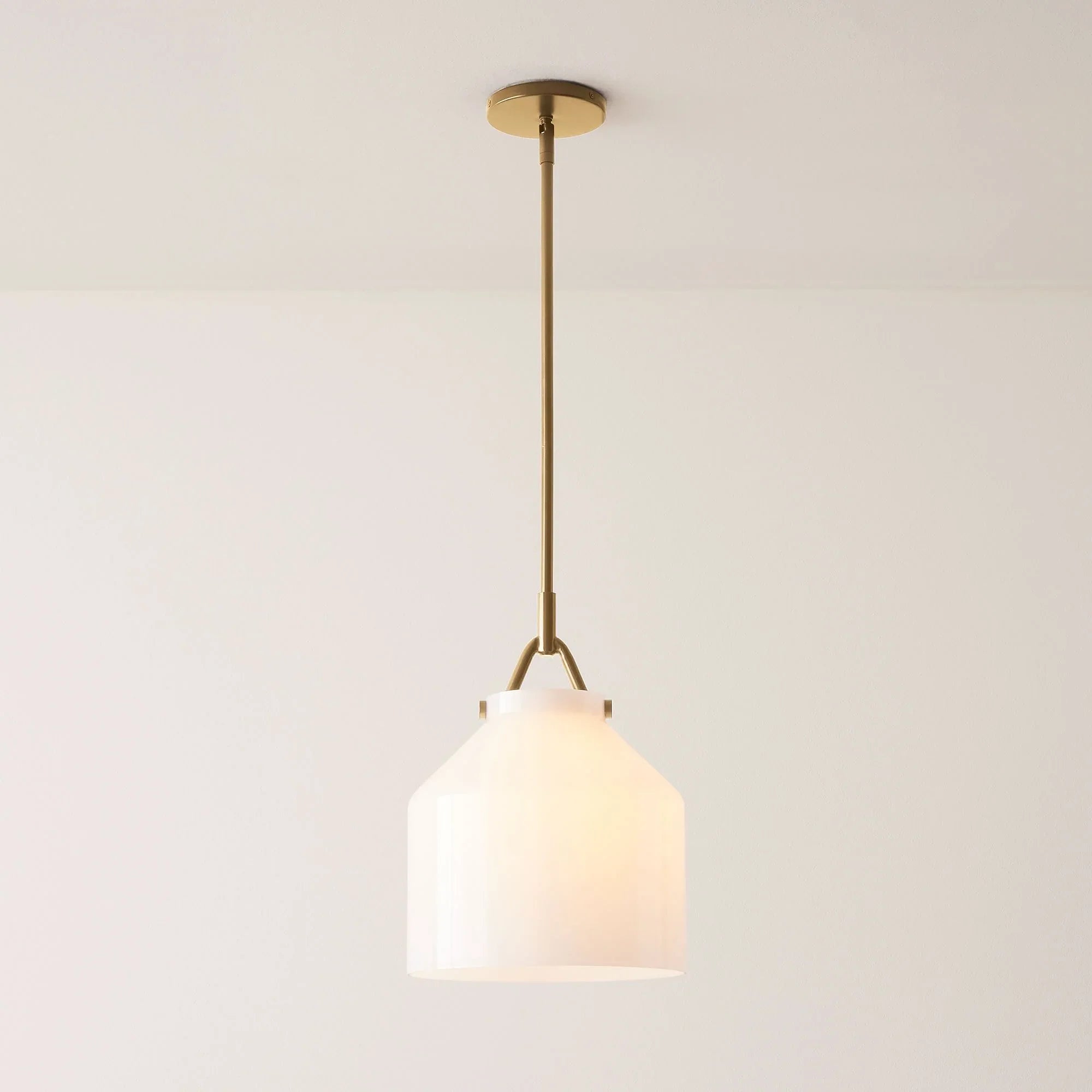 Minimalist Nordic Pendant Light with Morandi Matte Metal Finish