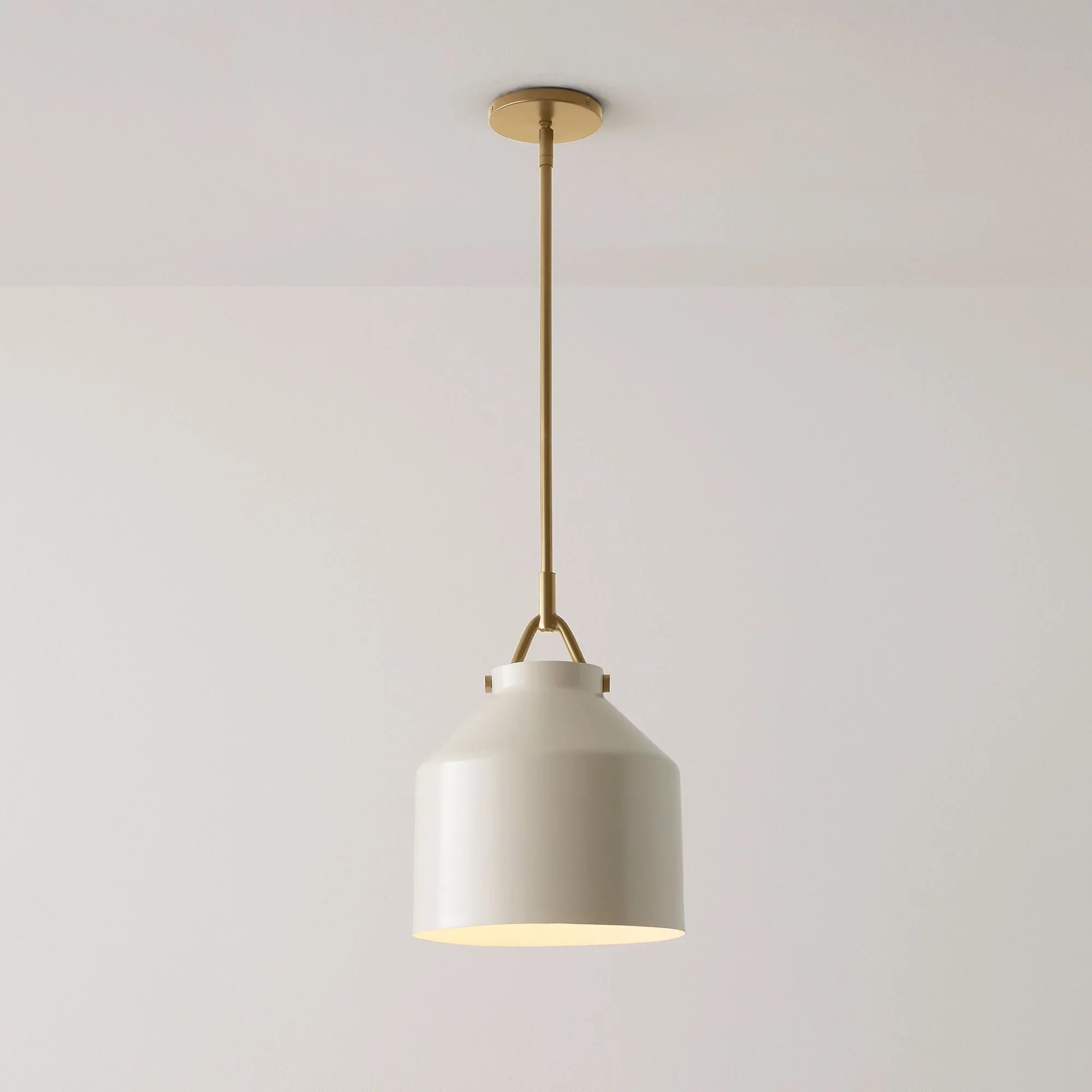 Minimalist Nordic Pendant Light with Morandi Matte Metal Finish