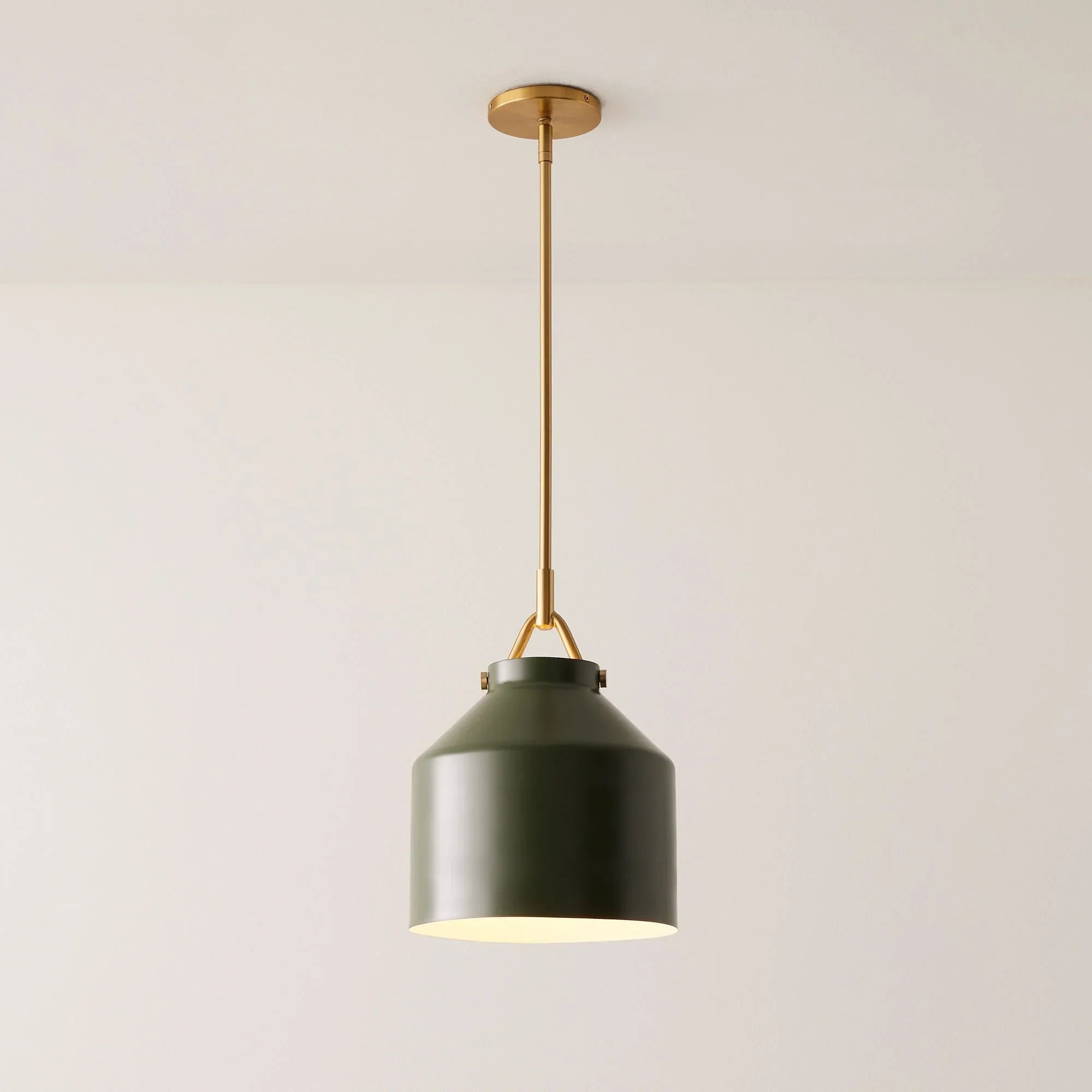 Minimalist Nordic Pendant Light with Morandi Matte Metal Finish