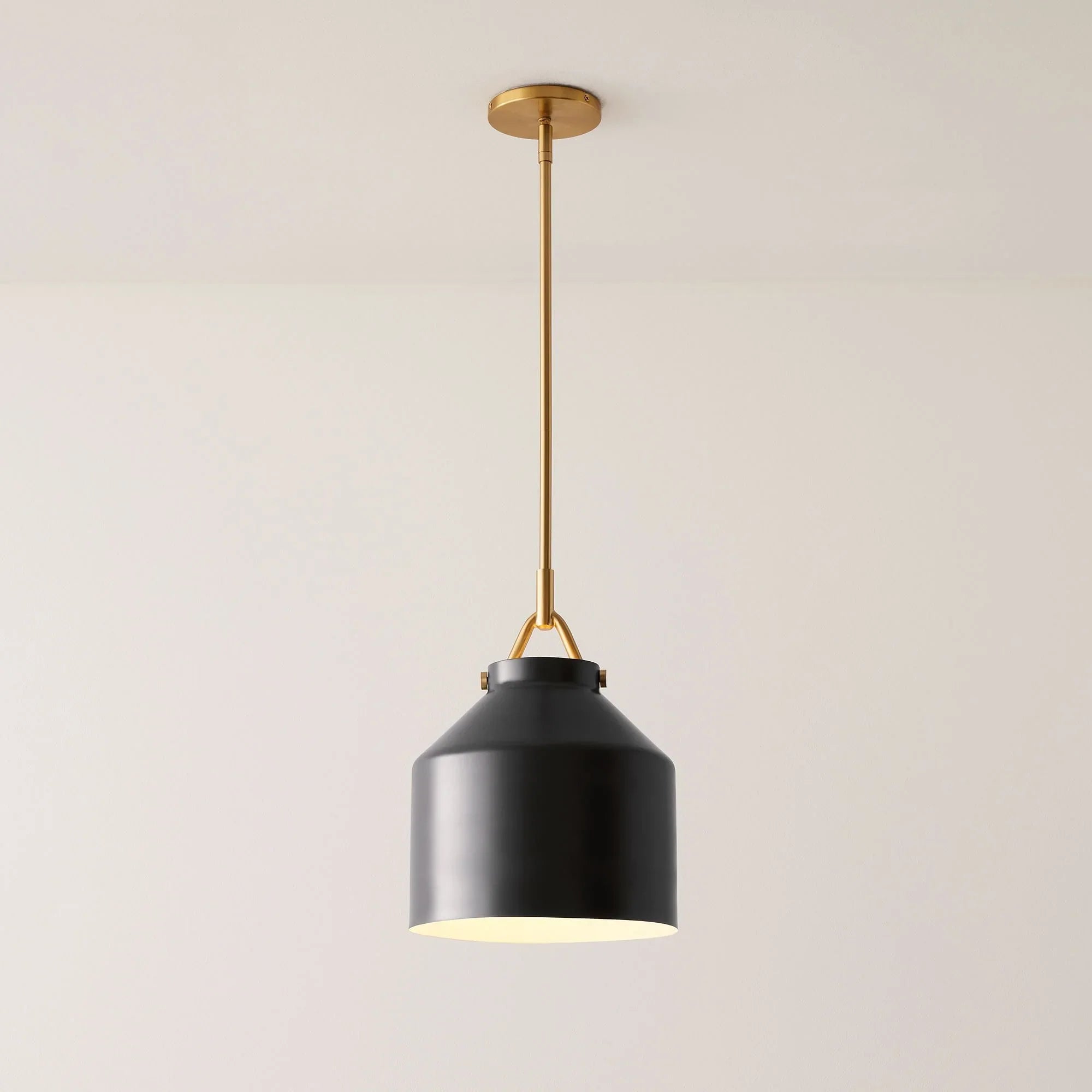 Minimalist Nordic Pendant Light with Morandi Matte Metal Finish