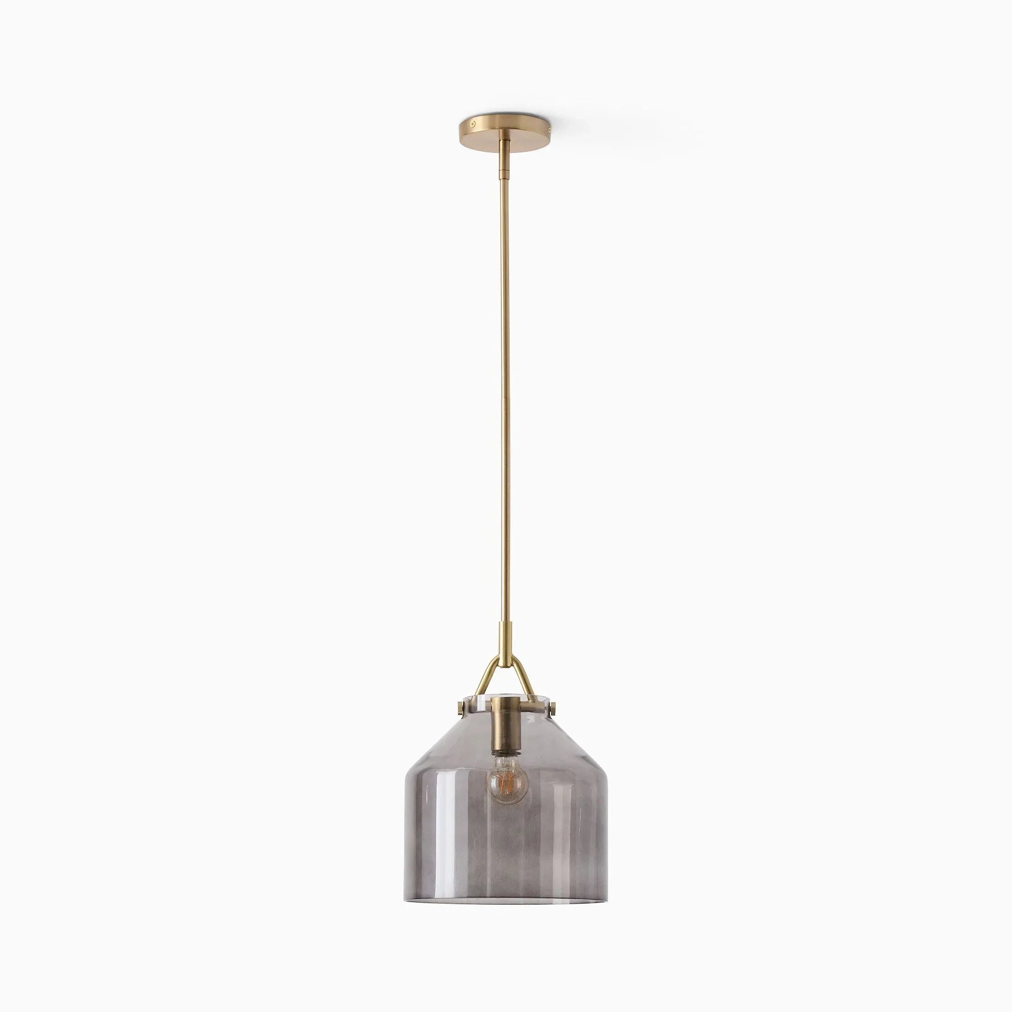 Minimalist Nordic Pendant Light with Morandi Matte Metal Finish