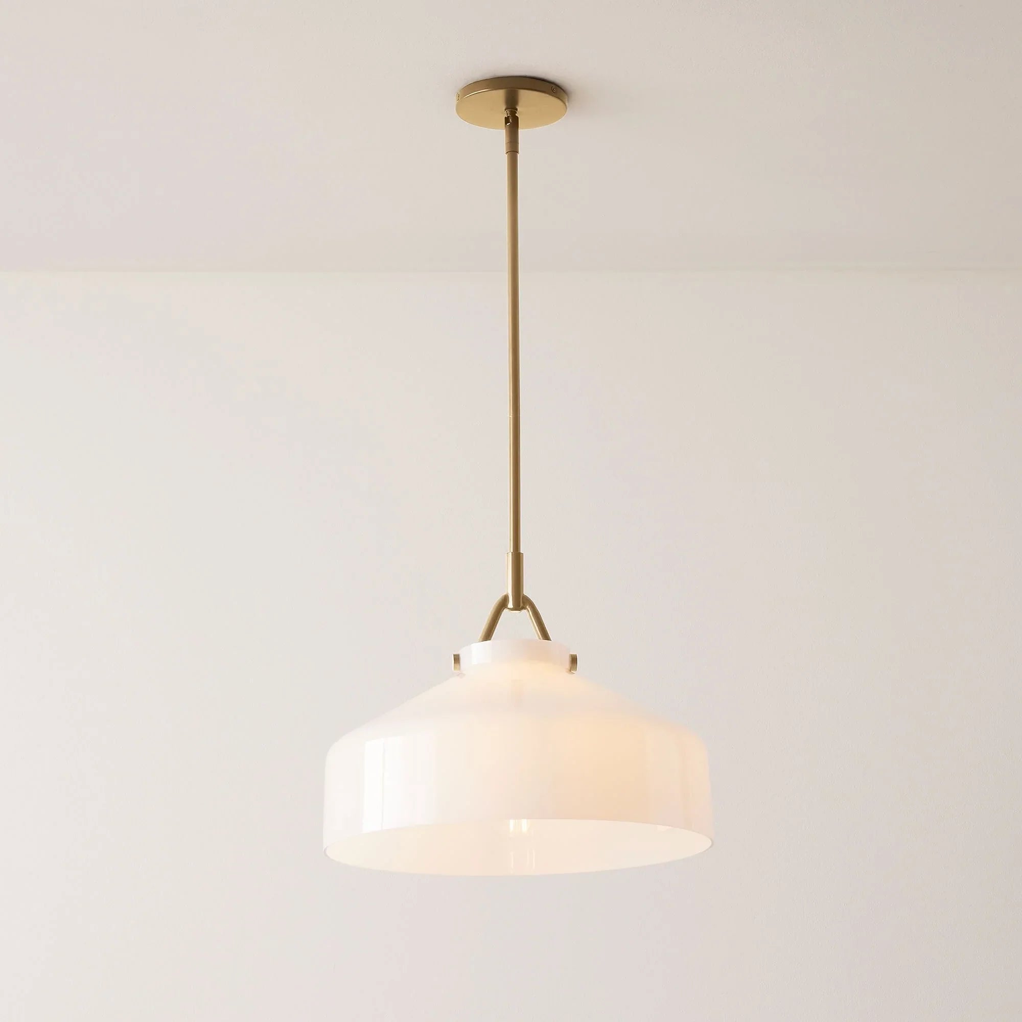 Minimalist Nordic Pendant Light with Morandi Matte Metal Finish