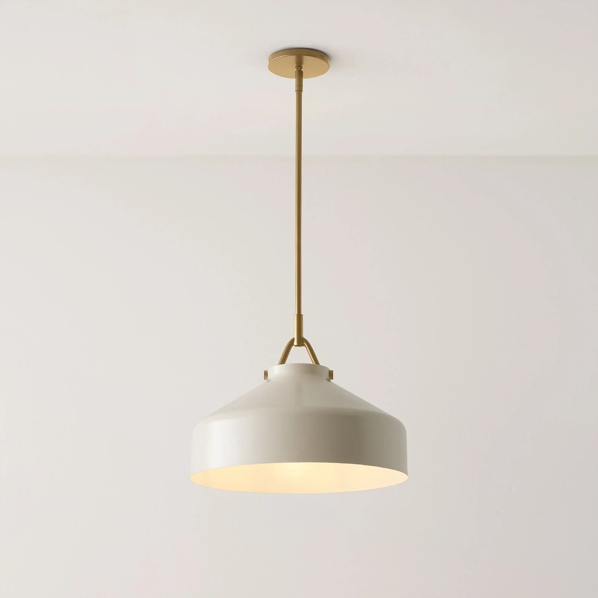 Minimalist Nordic Pendant Light with Morandi Matte Metal Finish