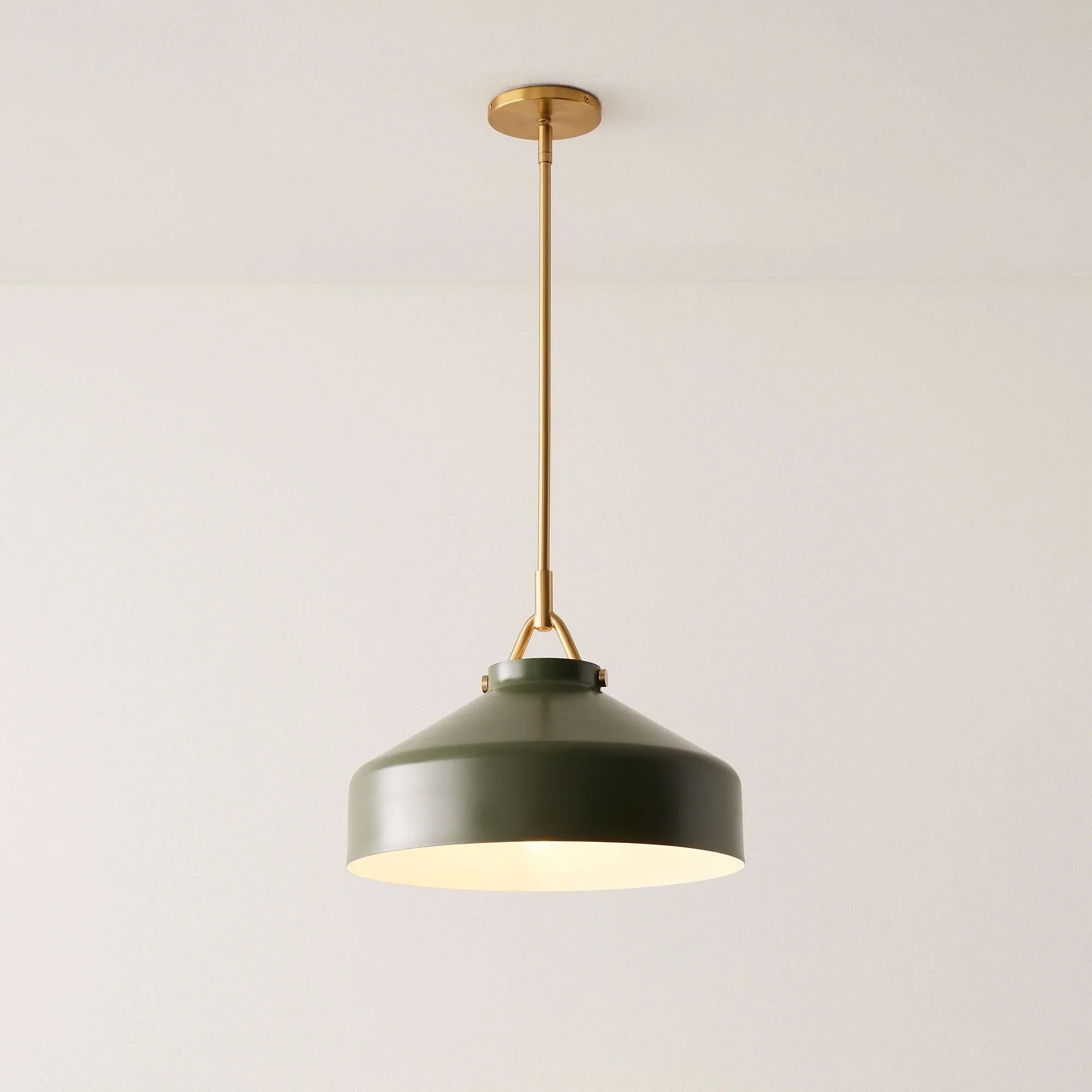 Minimalist Nordic Pendant Light with Morandi Matte Metal Finish