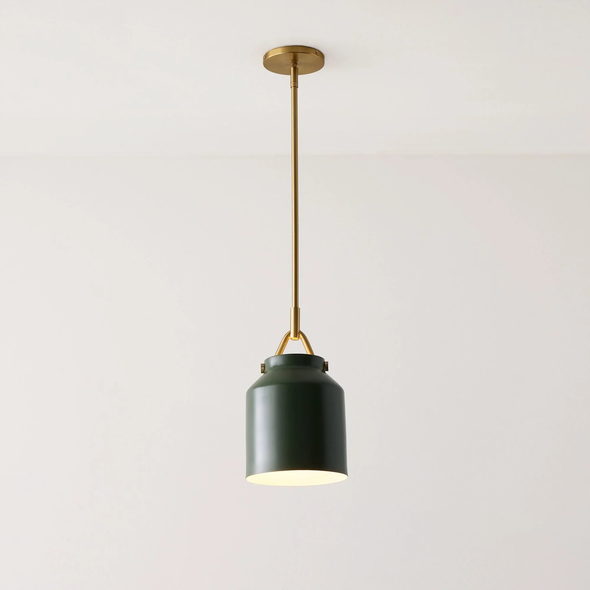 Minimalist Nordic Pendant Light with Morandi Matte Metal Finish