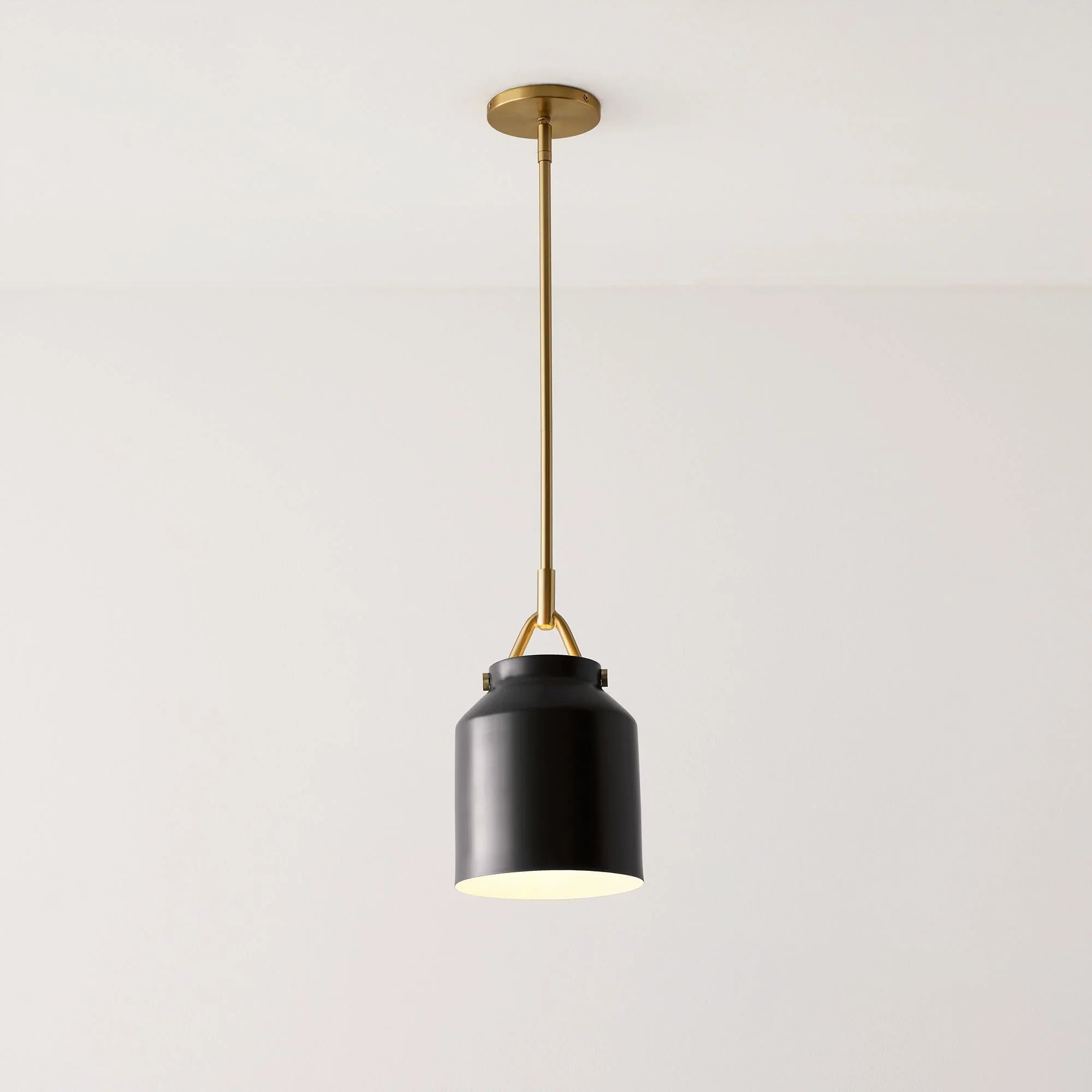 Minimalist Nordic Pendant Light with Morandi Matte Metal Finish