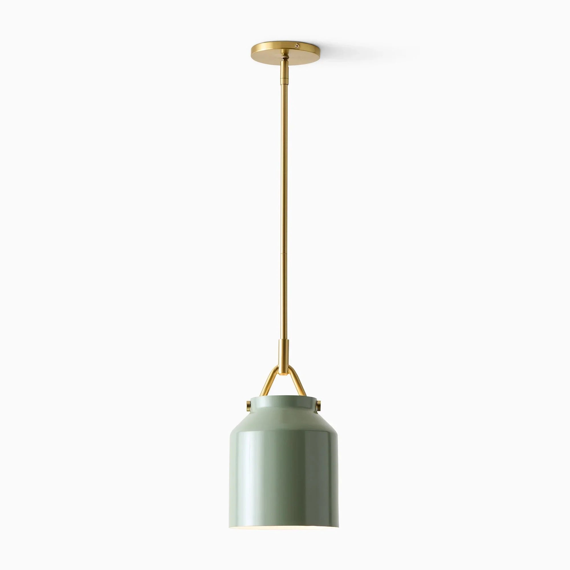Minimalist Nordic Pendant Light with Morandi Matte Metal Finish