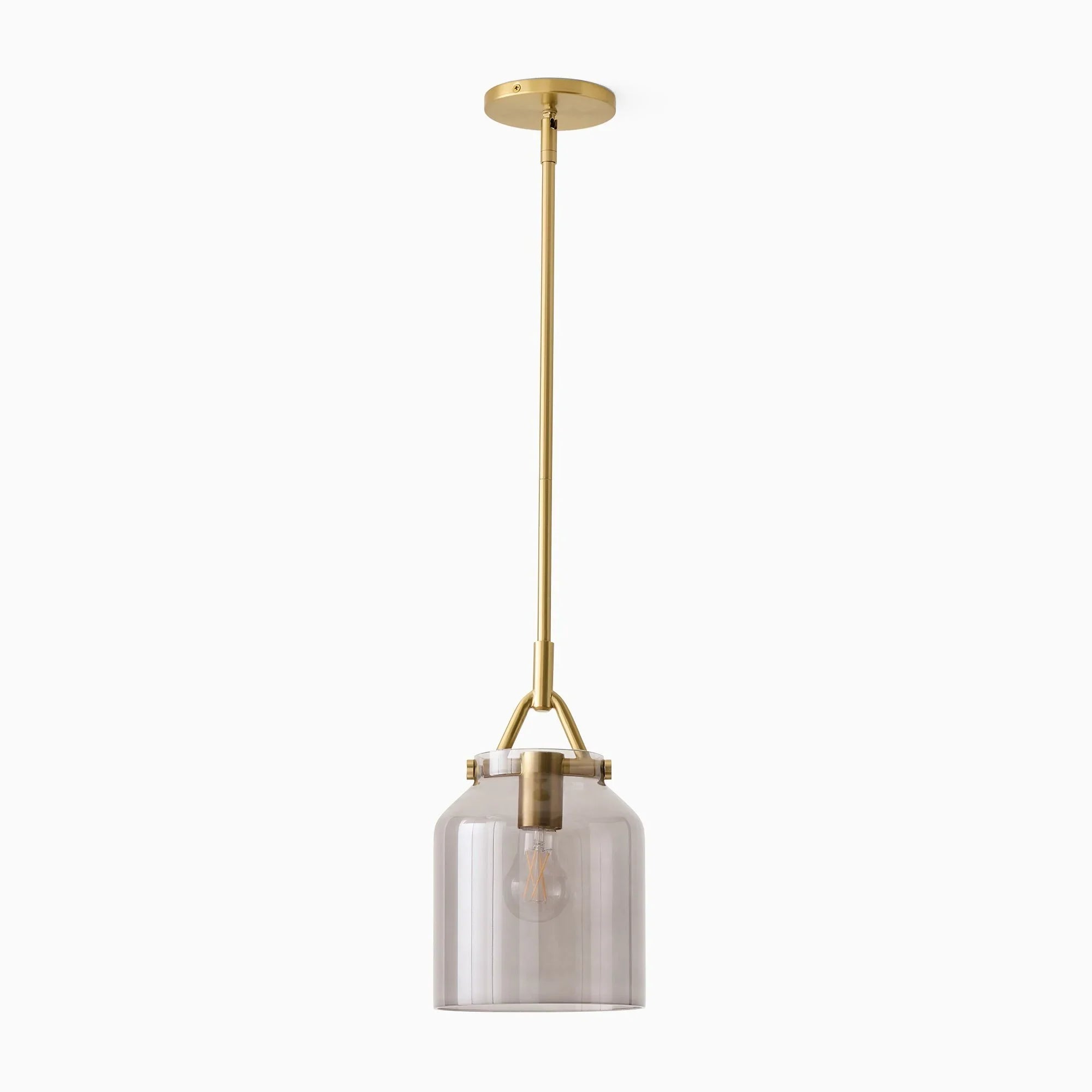 Minimalist Nordic Pendant Light with Morandi Matte Metal Finish