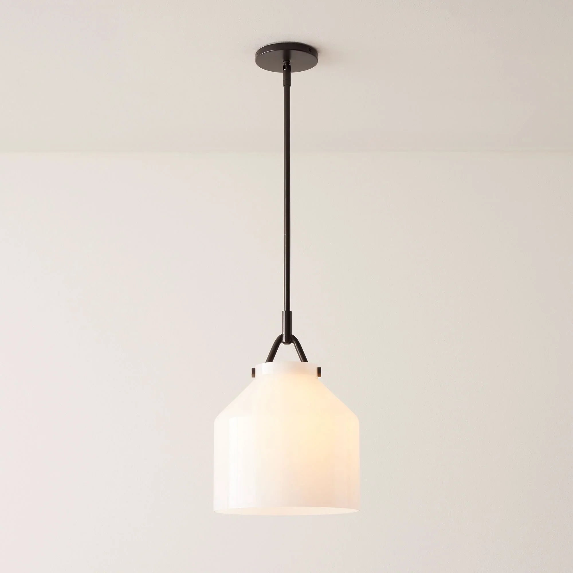 Minimalist Nordic Pendant Light with Morandi Matte Metal Finish