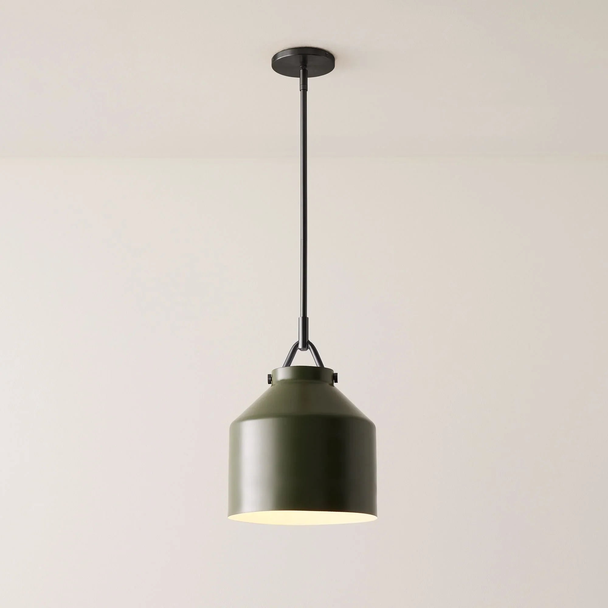 Minimalist Nordic Pendant Light with Morandi Matte Metal Finish