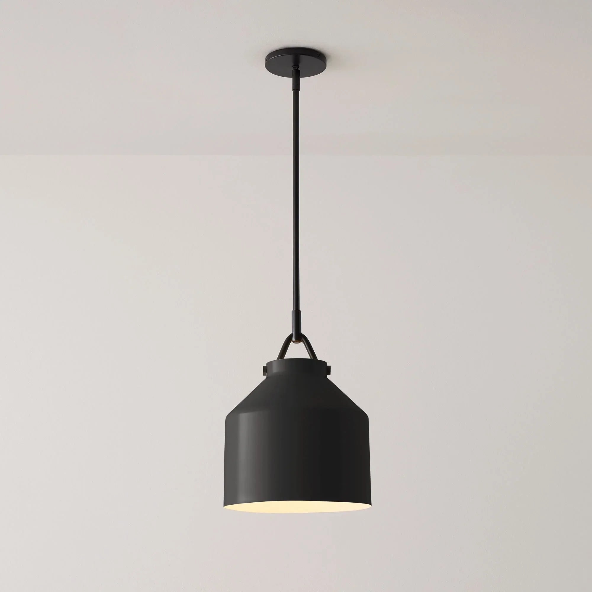 Minimalist Nordic Pendant Light with Morandi Matte Metal Finish