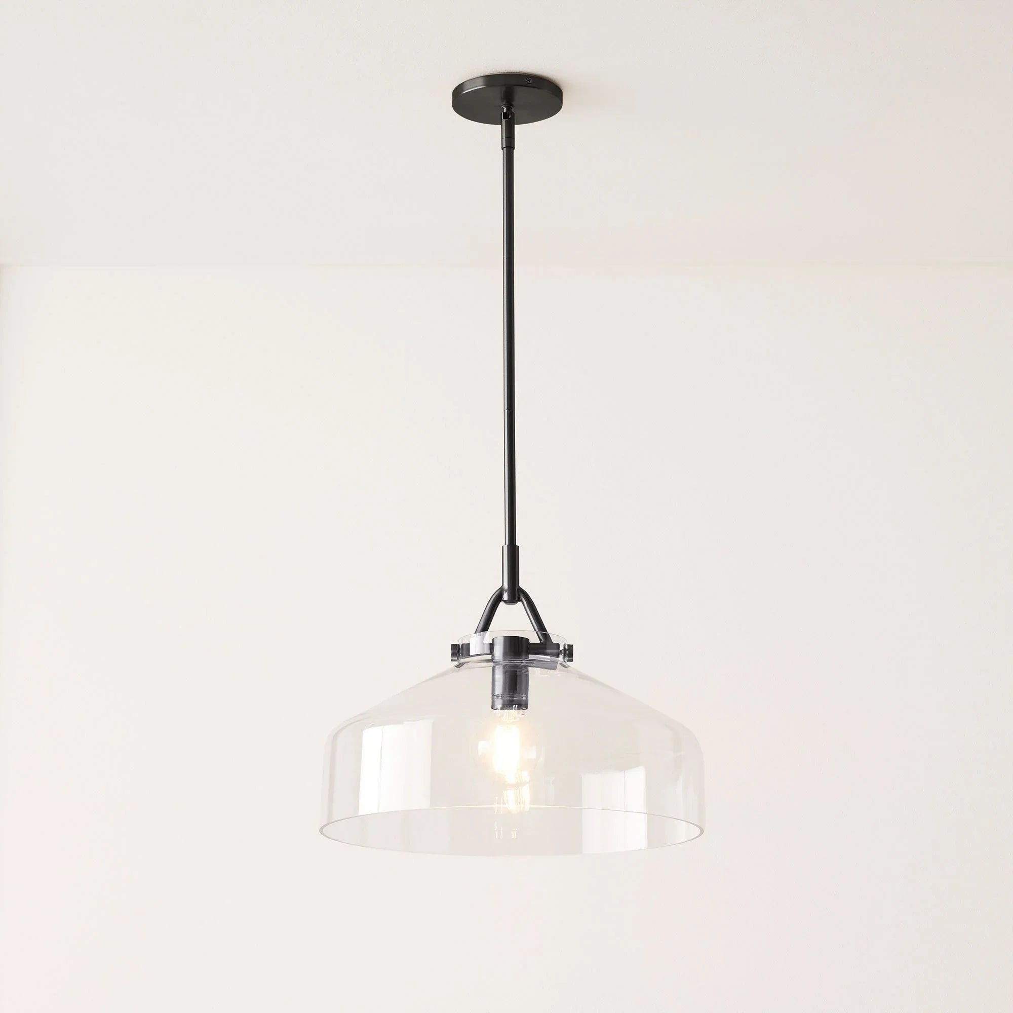 Minimalist Nordic Pendant Light with Morandi Matte Metal Finish