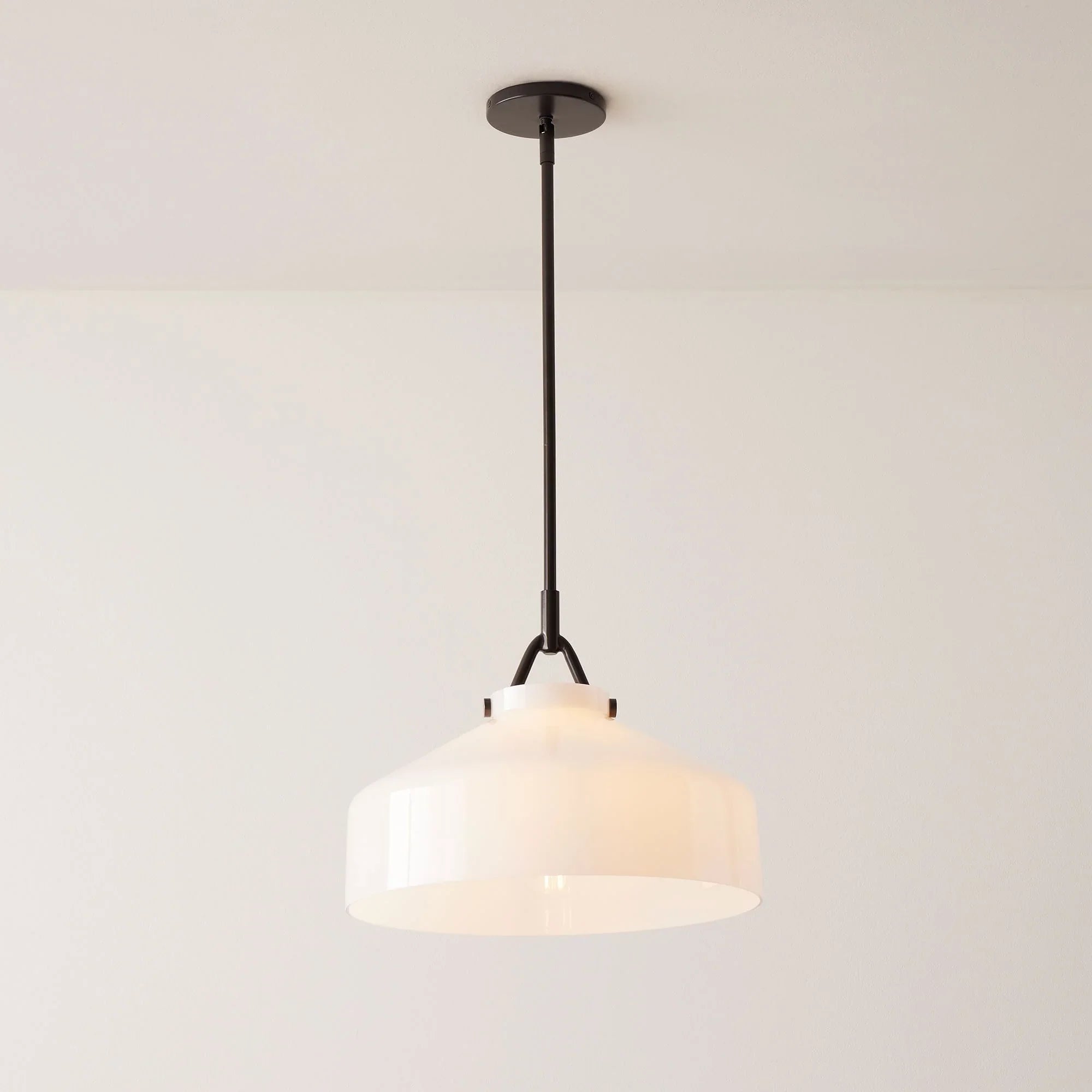 Minimalist Nordic Pendant Light with Morandi Matte Metal Finish