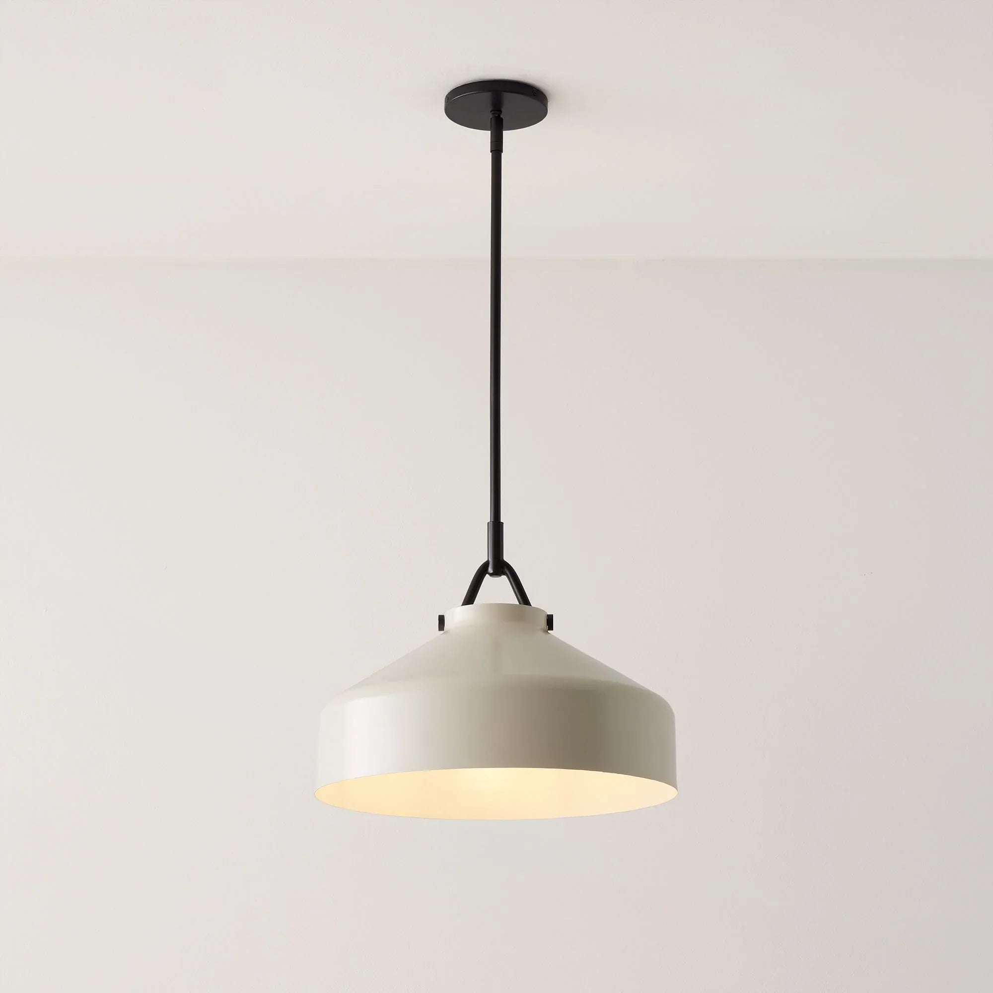 Minimalist Nordic Pendant Light with Morandi Matte Metal Finish