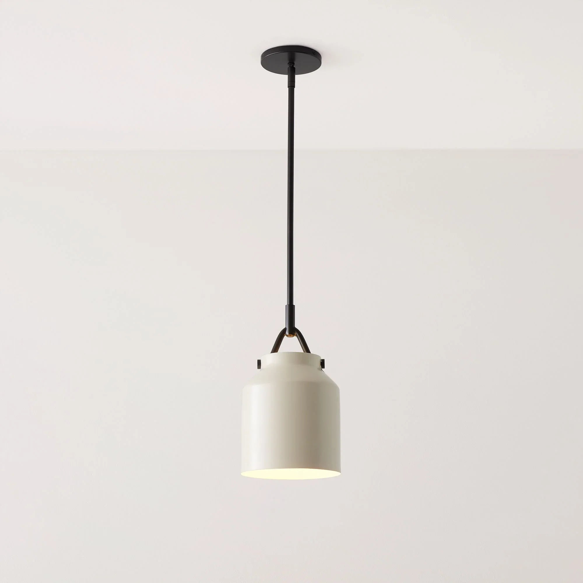 Minimalist Nordic Pendant Light with Morandi Matte Metal Finish