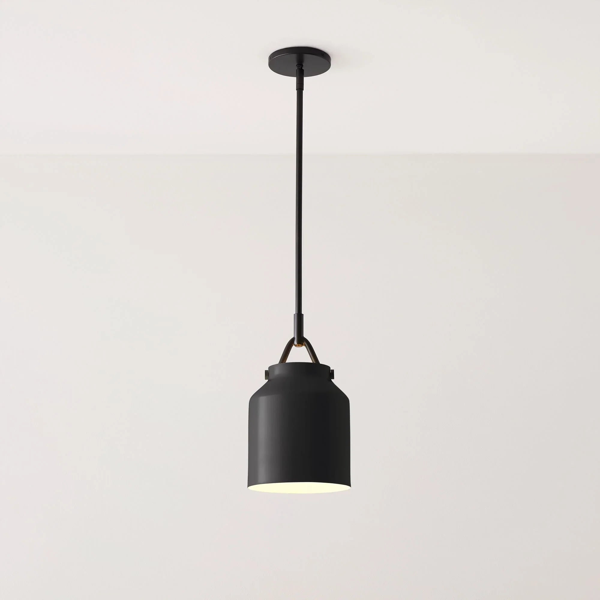 Minimalist Nordic Pendant Light with Morandi Matte Metal Finish