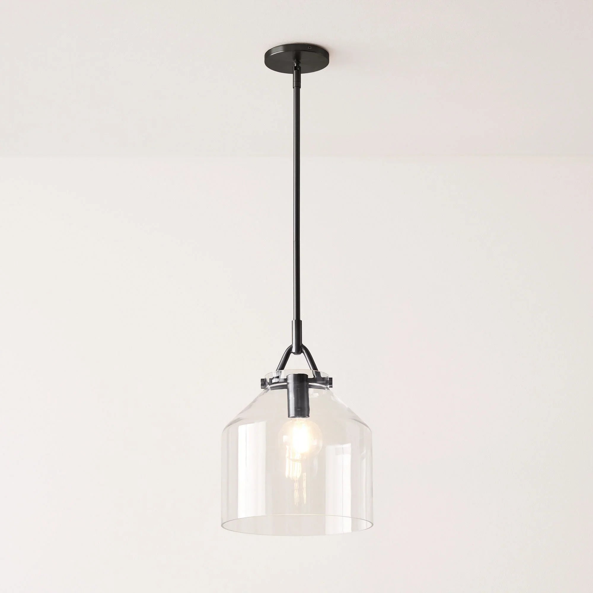 Minimalist Nordic Pendant Light with Morandi Matte Metal Finish