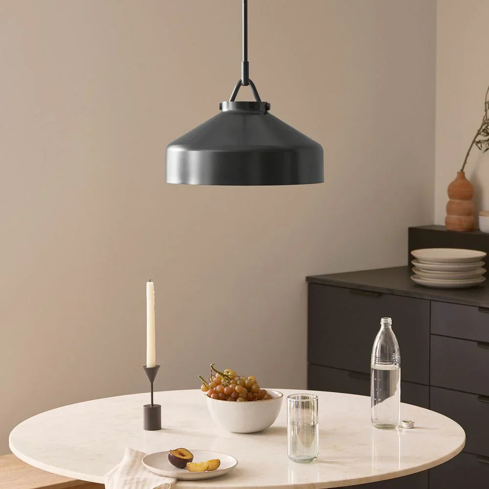 Minimalist Nordic Pendant Light with Morandi Matte Metal Finish