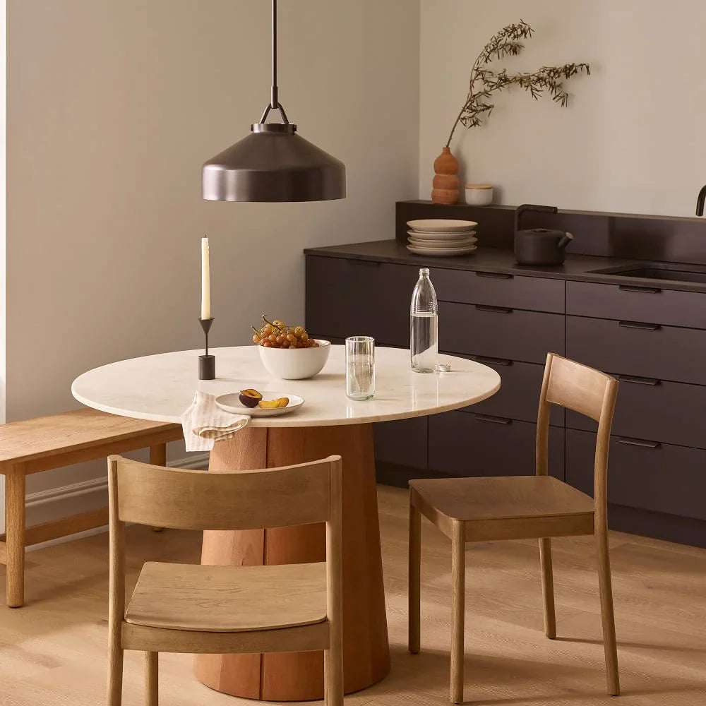 Minimalist Nordic Pendant Light with Morandi Matte Metal Finish