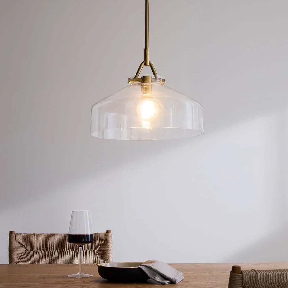 Minimalist Nordic Pendant Light with Morandi Matte Metal Finish
