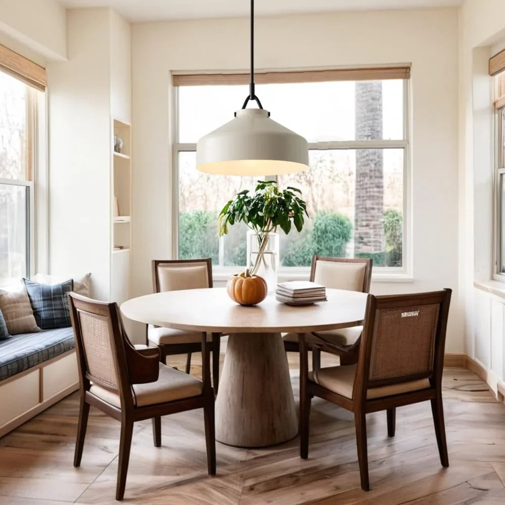 Minimalist Nordic Pendant Light with Morandi Matte Metal Finish