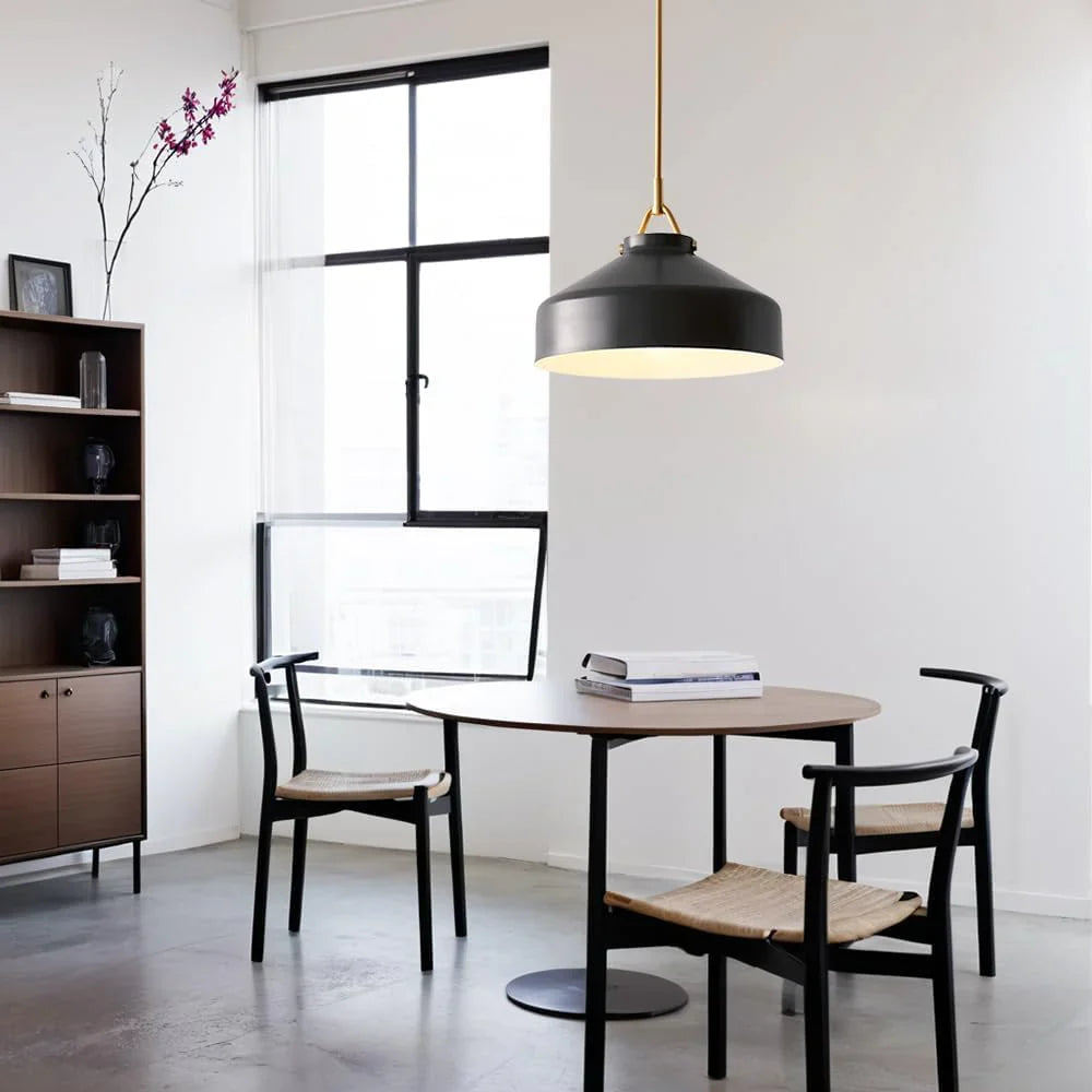 Minimalist Nordic Pendant Light with Morandi Matte Metal Finish