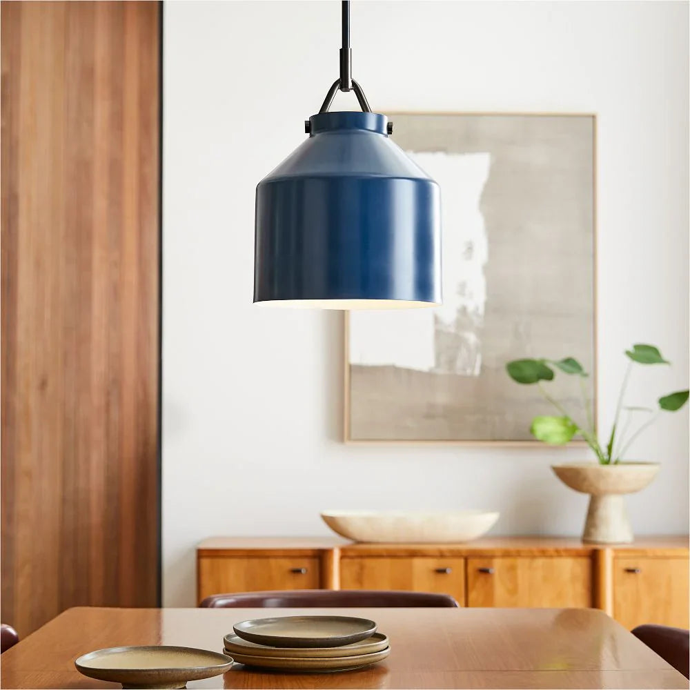 Minimalist Nordic Pendant Light with Morandi Matte Metal Finish
