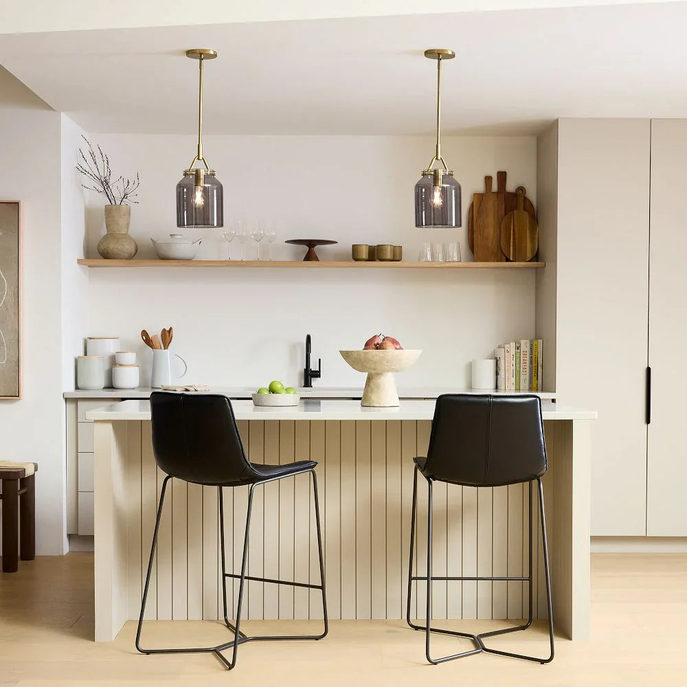 Minimalist Nordic Pendant Light with Morandi Matte Metal Finish