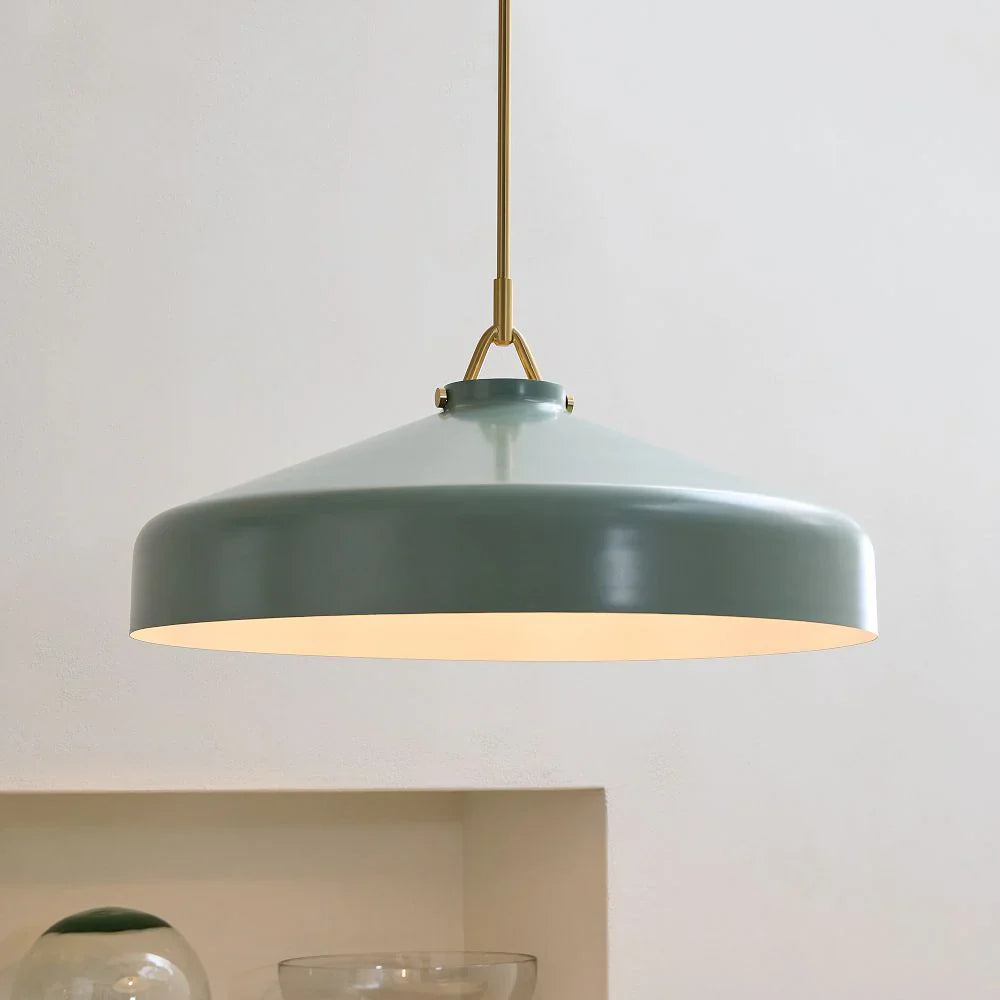 Minimalist Nordic Pendant Light with Morandi Matte Metal Finish