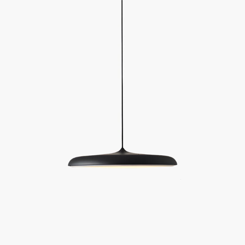 Modern Disc-Shape LED Pendant Lamp | Neutral Tones
