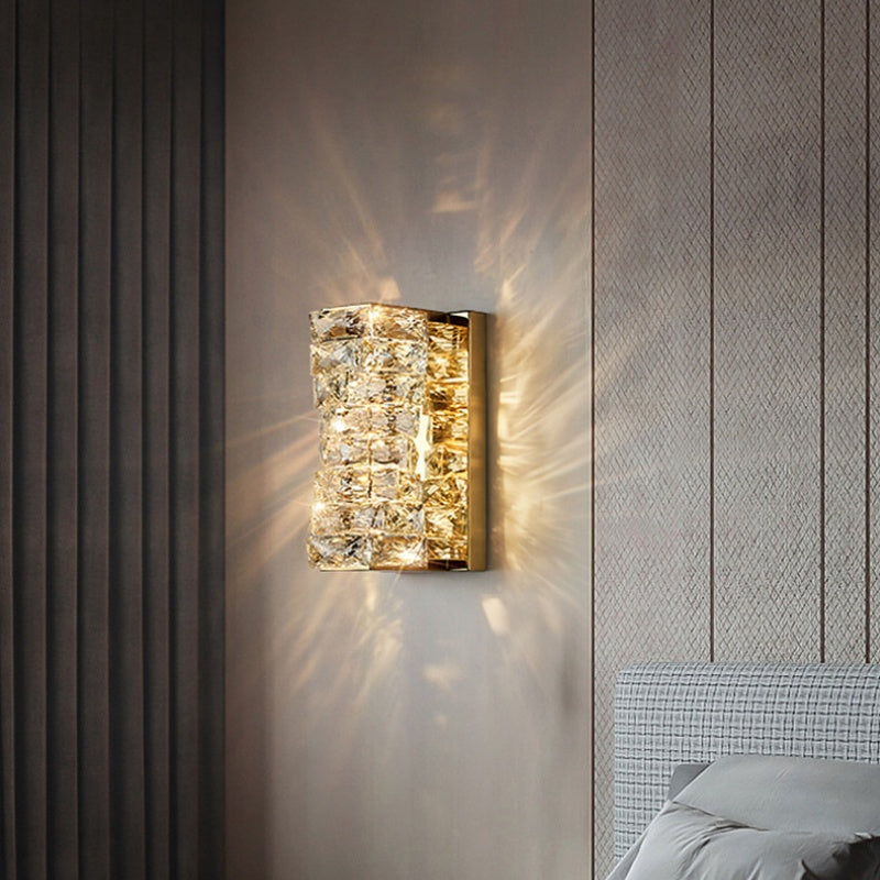 Contemporary LED Vanity Wall Light – Rectangular Metal Design