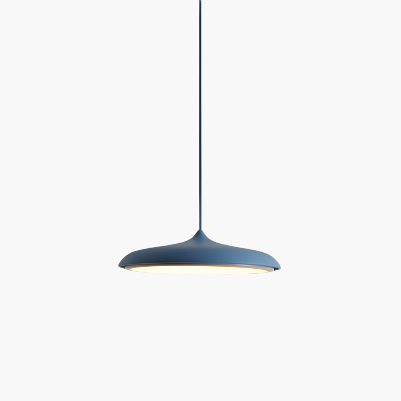 Modern Disc-Shape LED Pendant Lamp | Neutral Tones